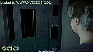 Gaming Night Turns Wild with Fitness Wife's Deepthroat Blowjob! 3D Porn OCICI VAM