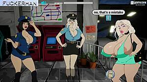 fuckerman street hookers gameplay unleashes futanari anal with monster cocks and milf sluts