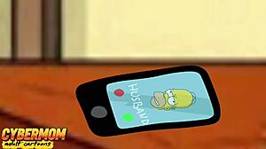 marge simpson sneaks off for top interracial blowjobs in this cheating cartoon parody compilation