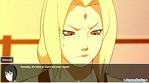 Naruto fucks Shizune hard in uncensored anime hentai with Tsunade nearby