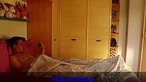 young stepson sneaks into stepmom's room and pounds her tight ass doggystyle in see-through red full video