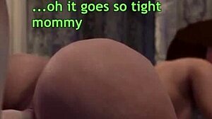 step mom shemale celebrates sissy's birthday with gaping anal handjob and oral in crossdressing fantasy animation