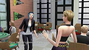spoiled rich teen slut begs principal's monster cock to wreck her tight ass sims 4 style