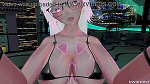 desperate sexbot begs for pussy creampie pounding