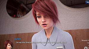 nurse juliet grinds wet pussy on xavier's cock hospital masturbation awakening 3 visual novel