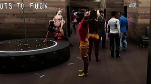 big ass tits dance into gloryhole hardcore fuck