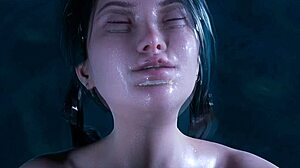 milf teacher slut gives underwater beach blowjob and cunilingus to monster cock student