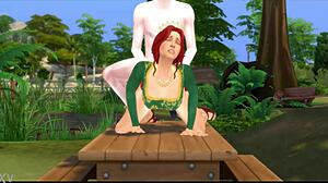 Princess Fiona's Swamp Gets Wrecked by Group Big Cock Milf Gangbang!