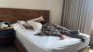 Morning BALL-SUCKING makes him FUCK my tight ass SALVAJE and hard