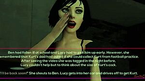 hey neighbor's wife why's your pussy dripping for my cock already?!