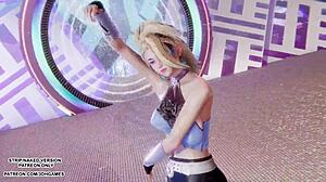 Akali's Sexy Kpop Dance Turns into Wild League Hentai Fuck Frenzy!