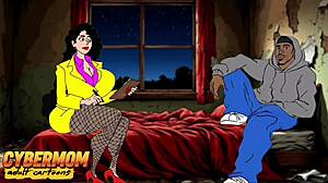 i sneak fuck this married slut housewife's huge tits pussy while her husband walks in unaware cartoon cheating bliss