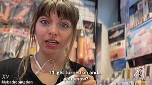 peep this sneaky tokyo sex shop vlog turning into wild toy testing moans