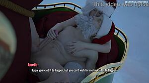 Stepson Pounds Stepmom's Big Tits on Christmas in Xenorav's 3D Game