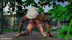 stepmom caught my virgin cock jerking and seduced me deep