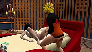 Holy shit, Hinata Hyuga's massive tits and ass get monster cock doggystyle from Naruto in their first steamy hentai fuck!