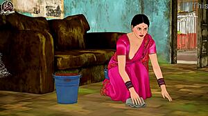 Indian Desi Sasur's Friend Pounds Busty Bhabhi's Big Boobs Hard Anal