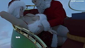 Stepson Pounds Stepmom's Big Tits on Christmas in Xenorav's 3D Game