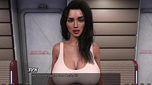 ebony milf develops feelings for me in space 112