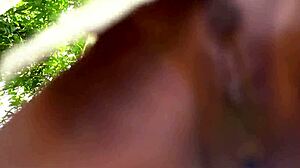 horny tribe girl yanks dick across villages for tree sex fun