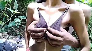 Indian Desi Girlfriend Pounds In Forest Quickie!