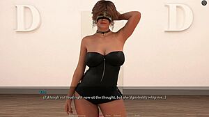 stepmom mistress's busty curves tease with spanking and slow cock strokes in step sisterly lust 19