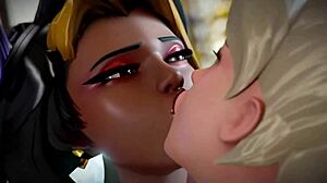 d.va and mercy star in wild overwatch azur lane fuck compilation 194