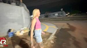 novinha drops to suck black monster cock while cruising city car fuck