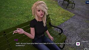 liz watches fairy closely examine xavier's throbbing nude dick up close in the awakening 9 nsfw visual novel gameplay footage