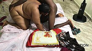 bbw housewife with big ass and tits takes oiled doggystyle from monster black cock but amateurs fail