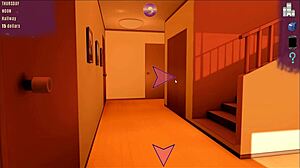 ebony gym teacher squats while we cum on her massive ass