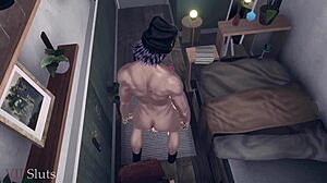 Jealous girlfriend deepthroats sloppily to fix her attitude?