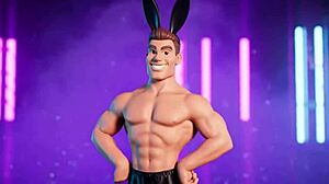 Shemale pounds android robot with huge curvy femdom fury