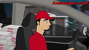 Fuck yeah, pound that gay delivery stud hard now!