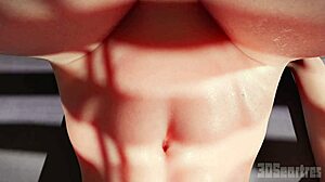 Giant Demon Fucks Huge Titted Big Ass Girl in Epic 3D Hentai Gangbang Orgy