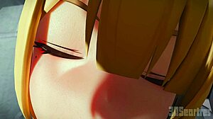 Giant Demon Fucks Huge Titted Big Ass Girl in Epic 3D Hentai Gangbang Orgy