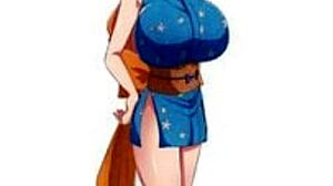 does nami's big ass tits beat make you throb for one piece hentai?