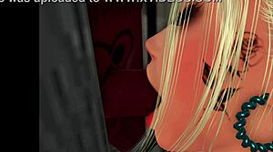 Lily Swallows Gloryhole Cocks in Her Wild Workday 3D Animation