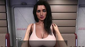 ebony milf develops feelings for me in space 112