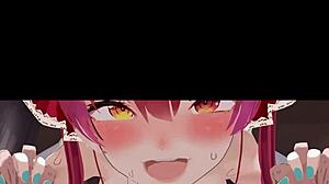 whoa, check this 3d anime redhead's tits exploding huge in pov breast blast! 🔥💥