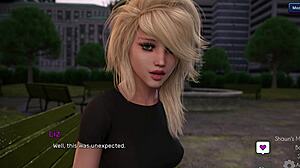 liz watches fairy closely examine xavier's throbbing nude dick up close in the awakening 9 nsfw visual novel gameplay footage