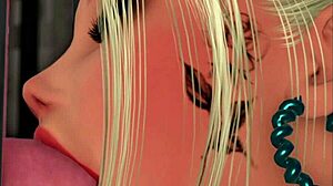 Lily Swallows Gloryhole Cocks in Her Wild Workday 3D Animation