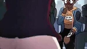 Intense derpixon hentai big ass facial pounding on train