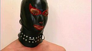 i submit to blonde's deepthroat anal domination in latex gloves