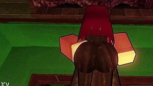Roblox Guy Pounds Sexy Girl's Big Ass in Hentai Fuck Fest.