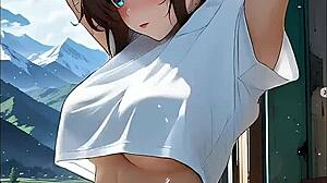 Famous Japanese anime series showcase sexy nude heroines boldly