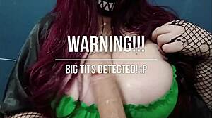 Big Tits Hotwife Toys Her Juicy Pussy With BBC Dildo While Watching Nerdy Hentai Kegareboshi Preview