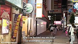 peep this sneaky tokyo sex shop vlog turning into wild toy testing moans