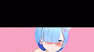 She grows huge tits then gives titjob pov in 3d anime with sound