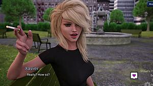 liz watches fairy closely examine xavier's throbbing nude dick up close in the awakening 9 nsfw visual novel gameplay footage